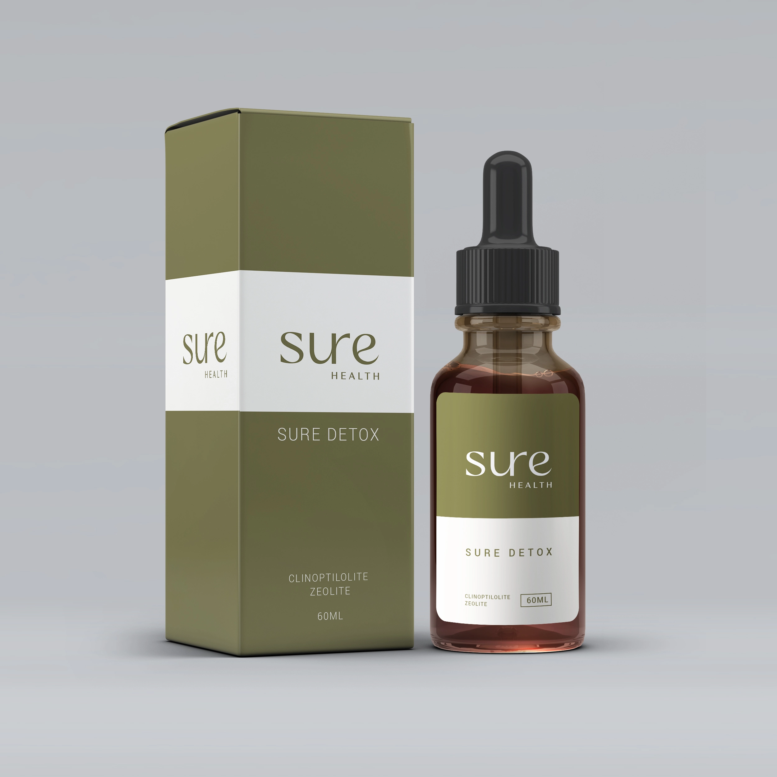 Sure Detox · Adult clinoptilolite drops